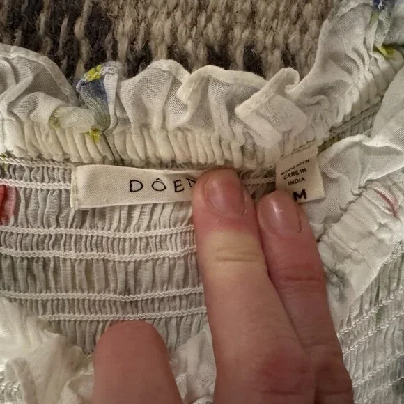 Doen bijou in painted bouquet, size M - Picture 3 of 5